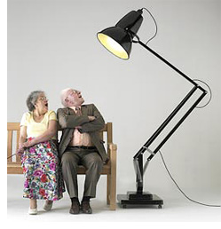 Giant Anglepoise lamp