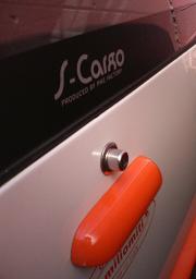 S-Cargo logo on rear window